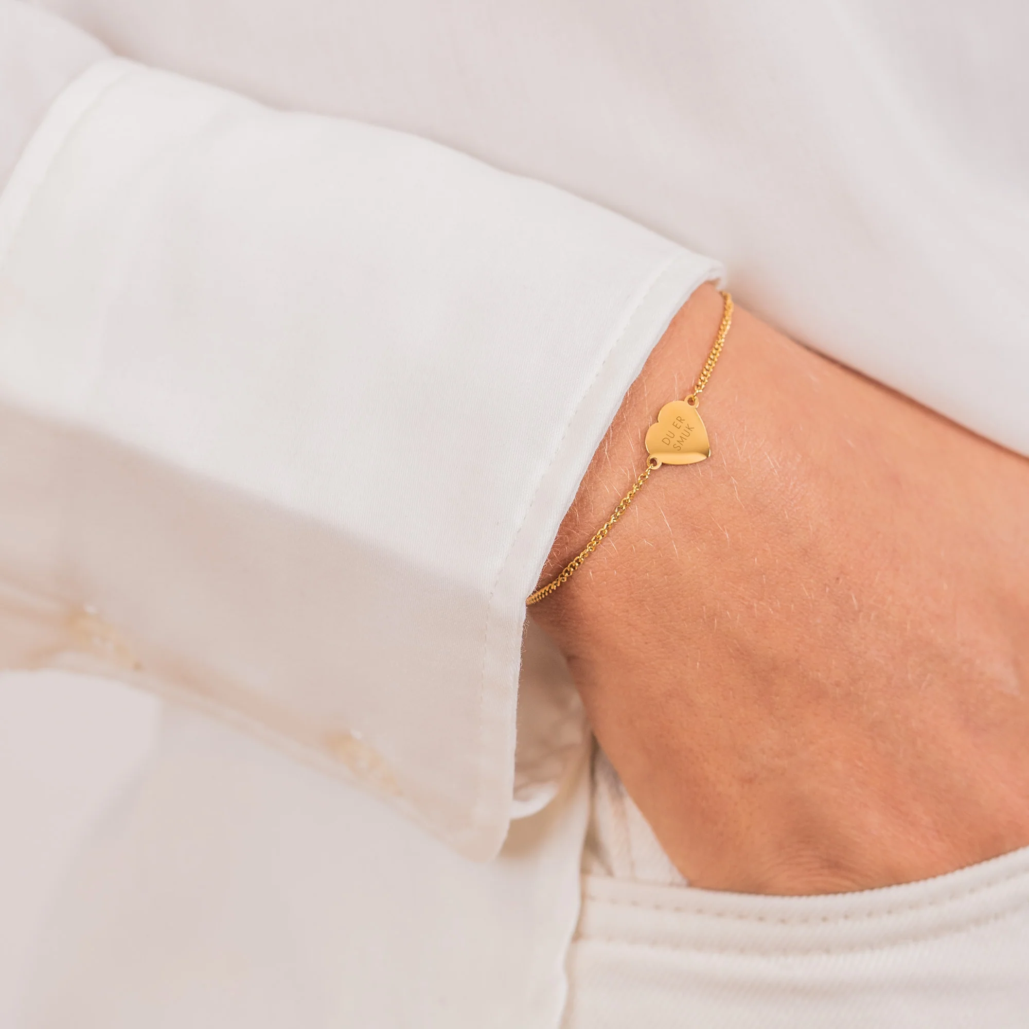 HJERTE ARMBÅND - GULDBELAGT - Image 5