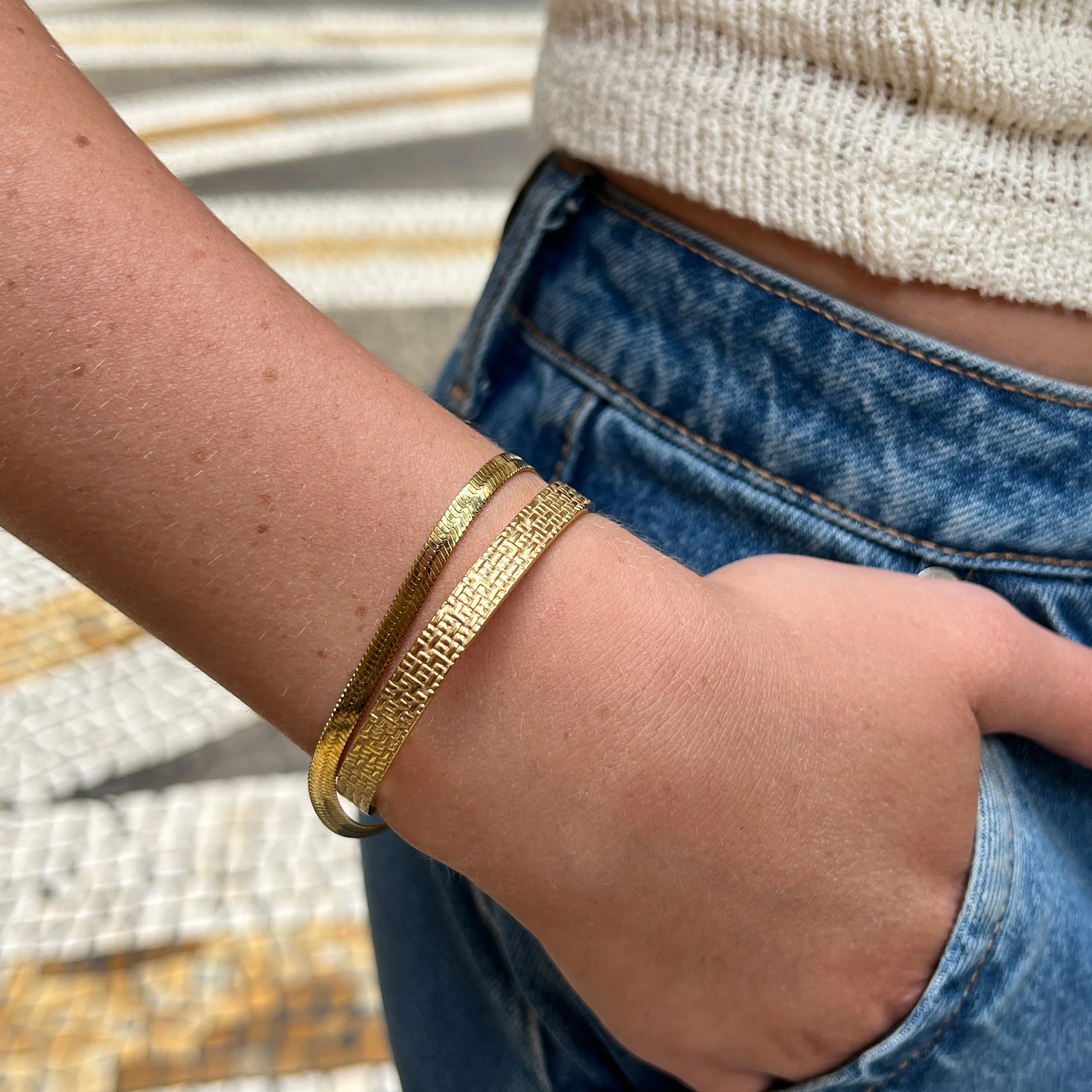 VIMINI ARMBÅND - GULDBELAGT - Image 3