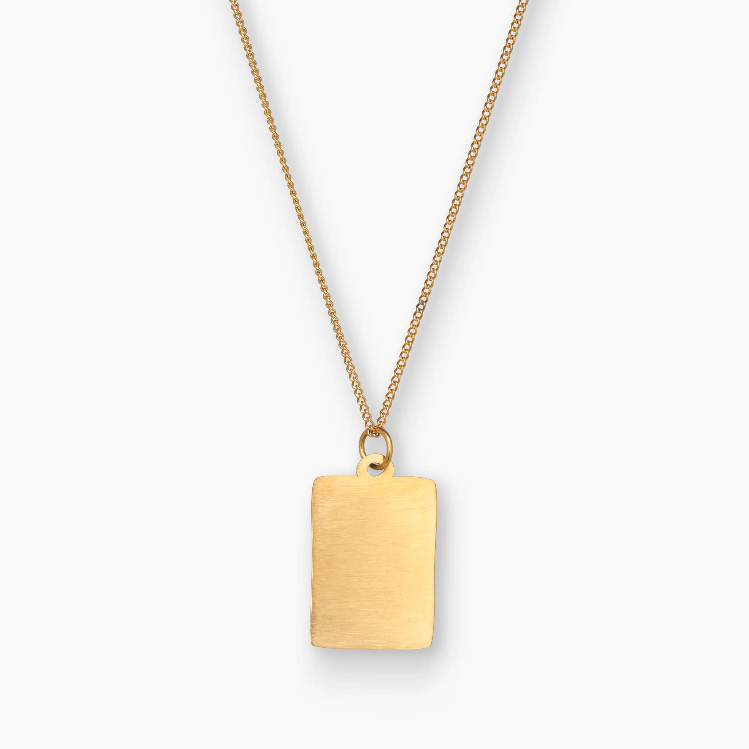 01 HAMMERED HALSKÆDE - GULDBELAGT - Image 3