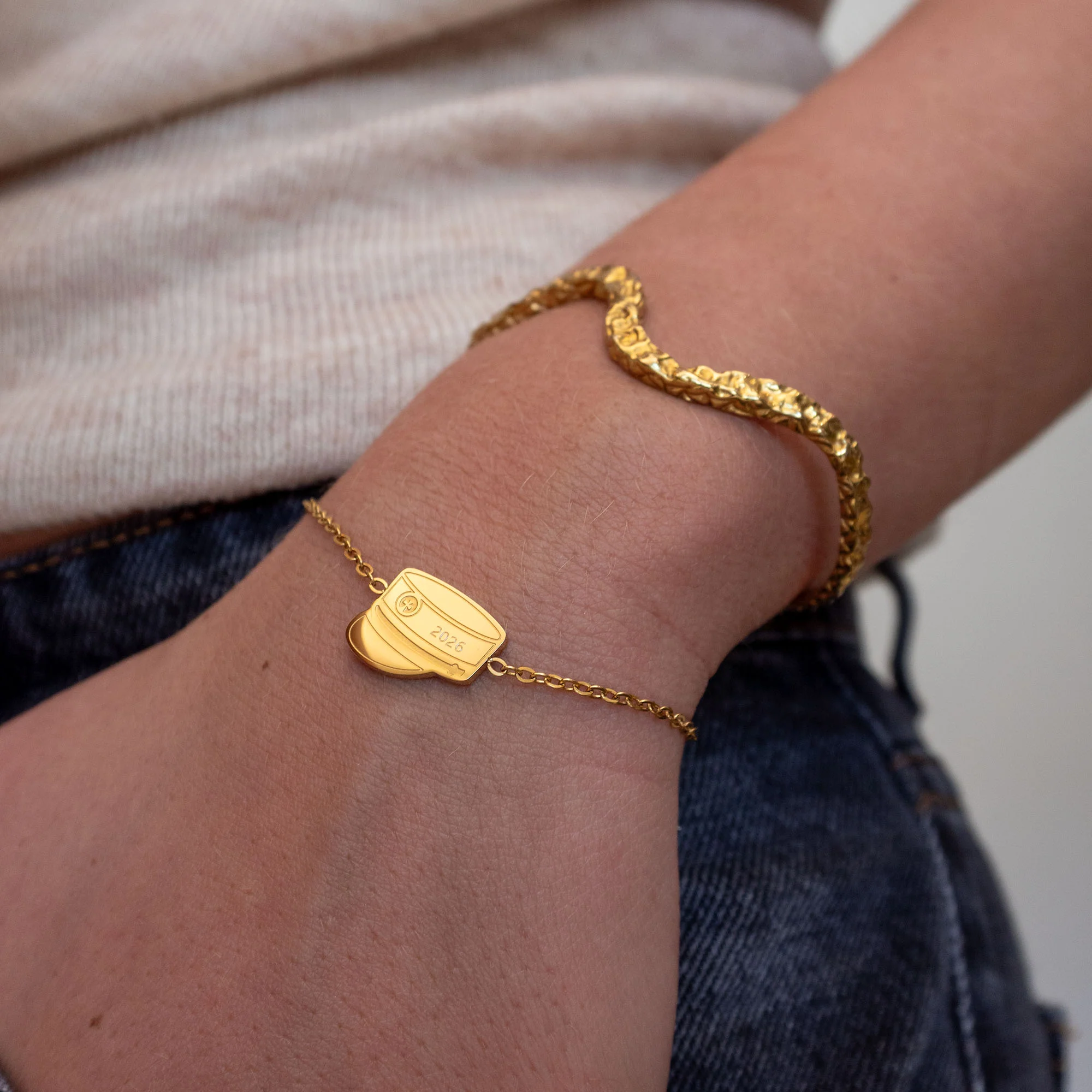 HUE ARMBÅND GULDBELAGT - Image 2