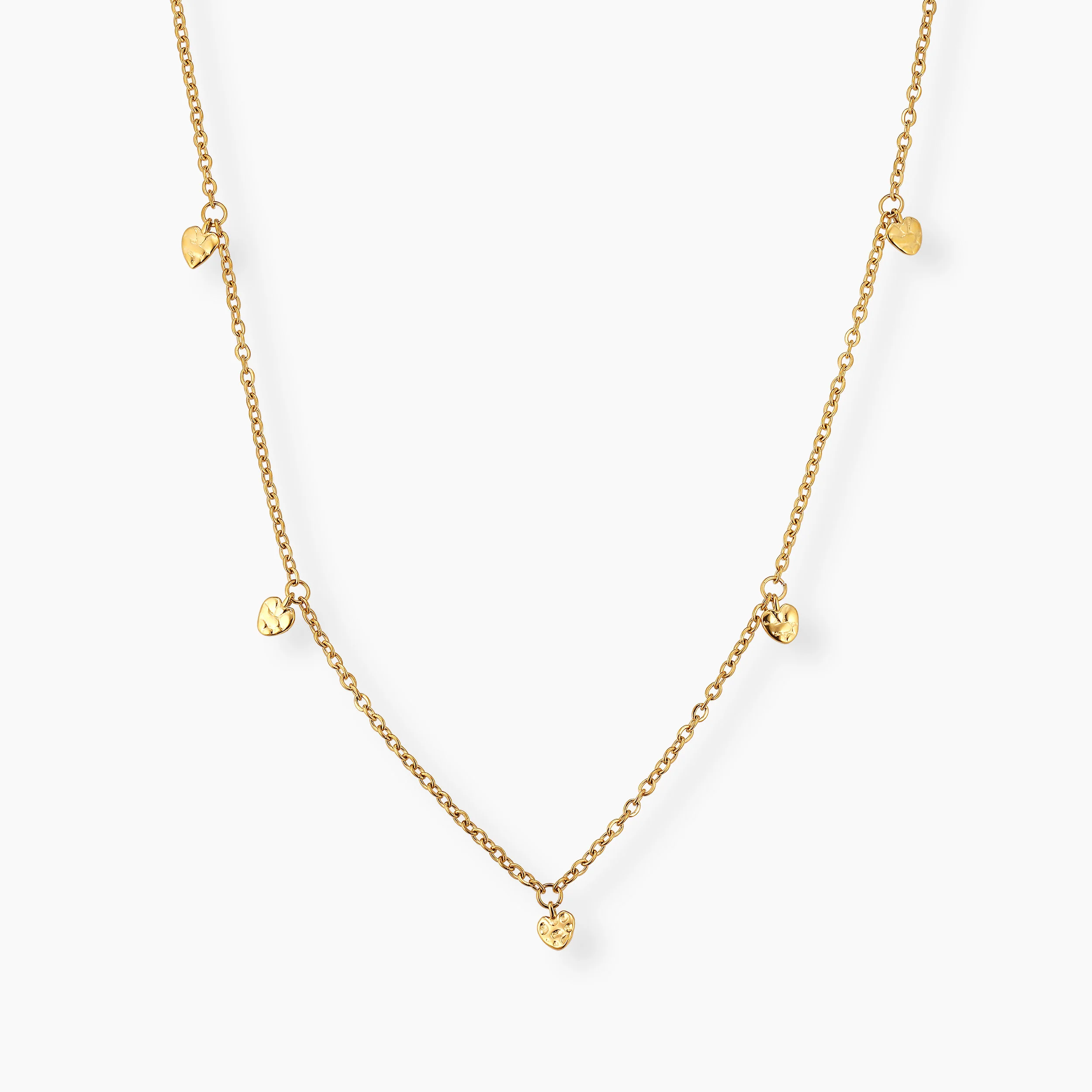 MINI HJERTE PENDANT HALSKÆDE
