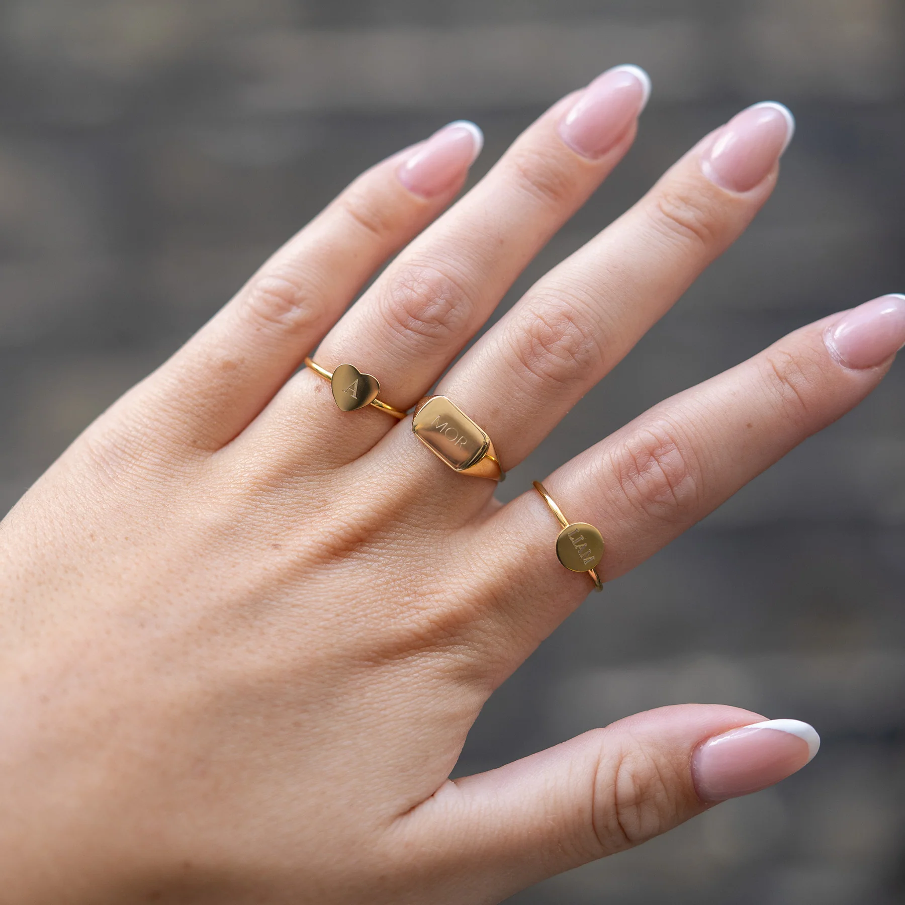 SIGNET RING 02 - GULDBELAGT - Image 3