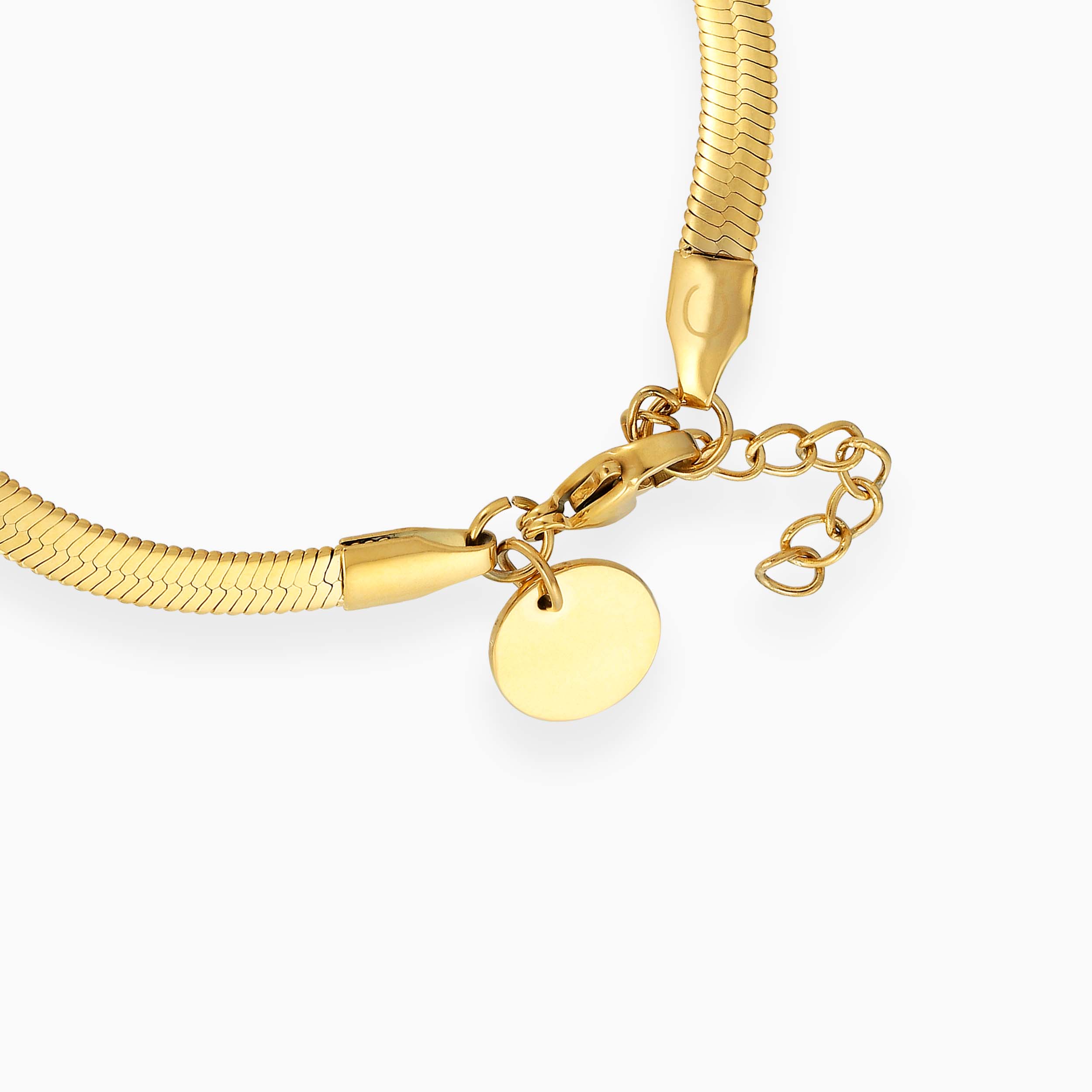 SNAKE ARMBÅND 4MM - GULDBELAGT - Image 4