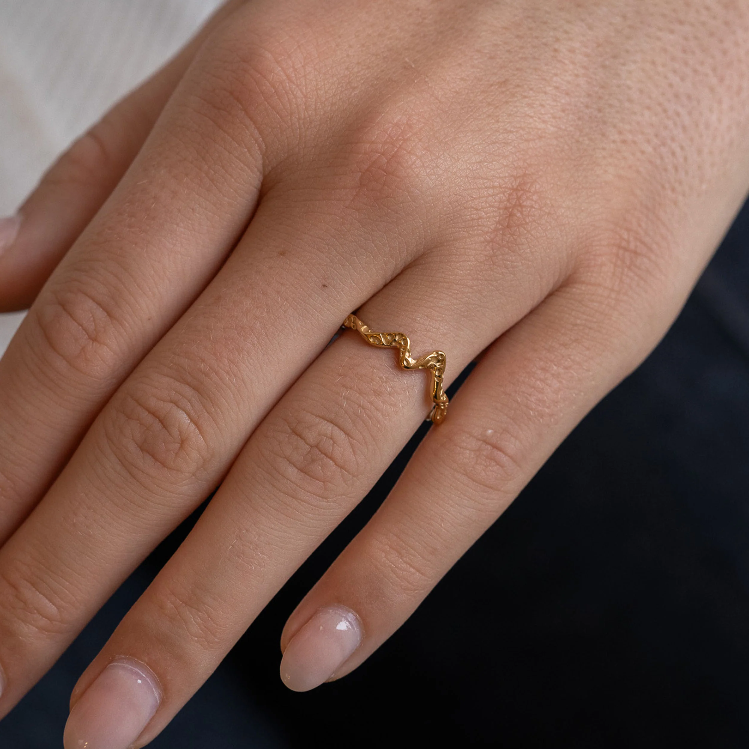 CURVE JUSTERBAR RING - Image 3