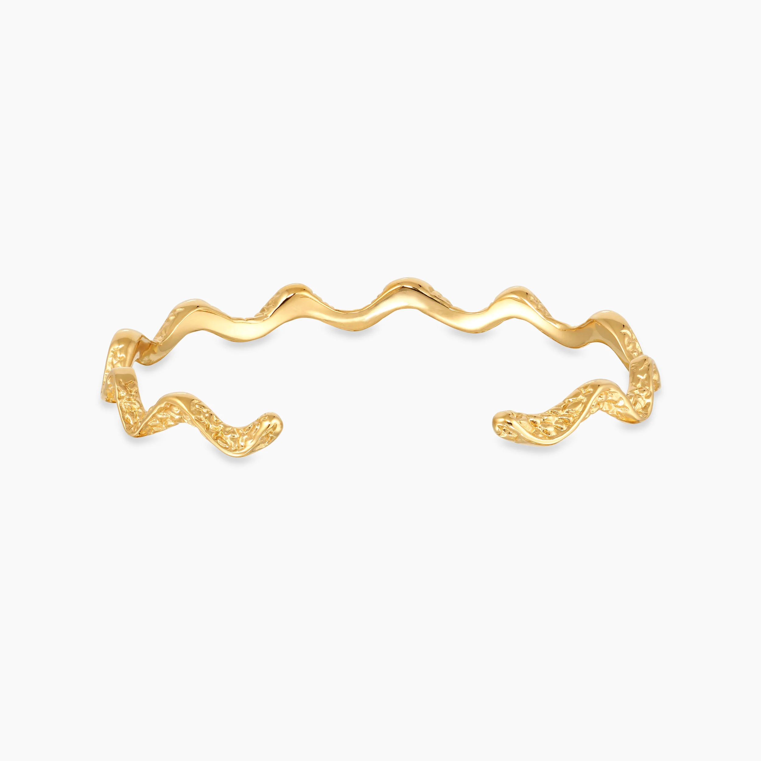 WAVES MOON SLIM JUSTERBAR ARMRING - Image 7